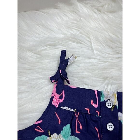 NEW Carter's Girl's Size 2T Tank Sleeveless Top Flamingos Floral - Picture 10 of 10